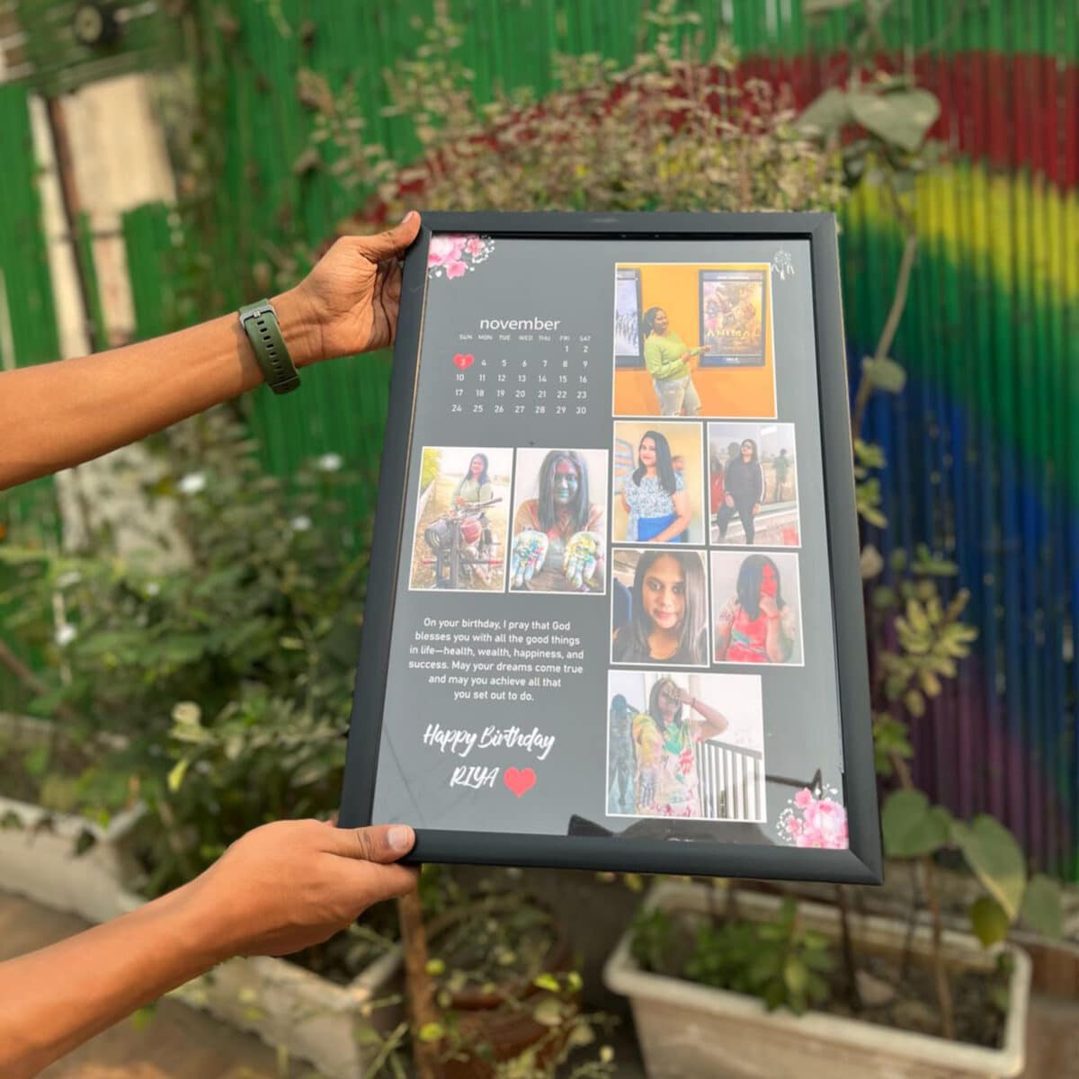 Birthday Calendar frame