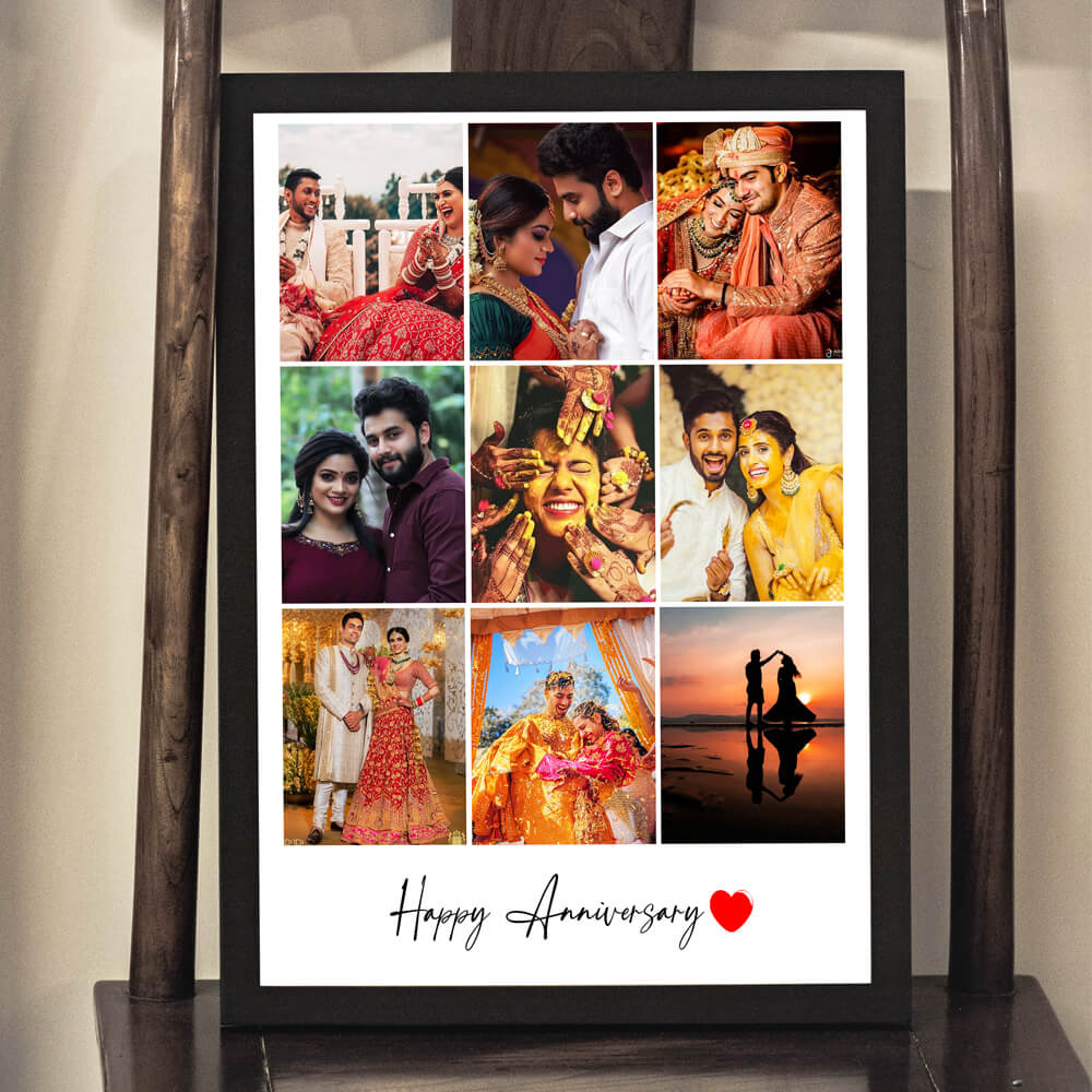 anniversary collage frame