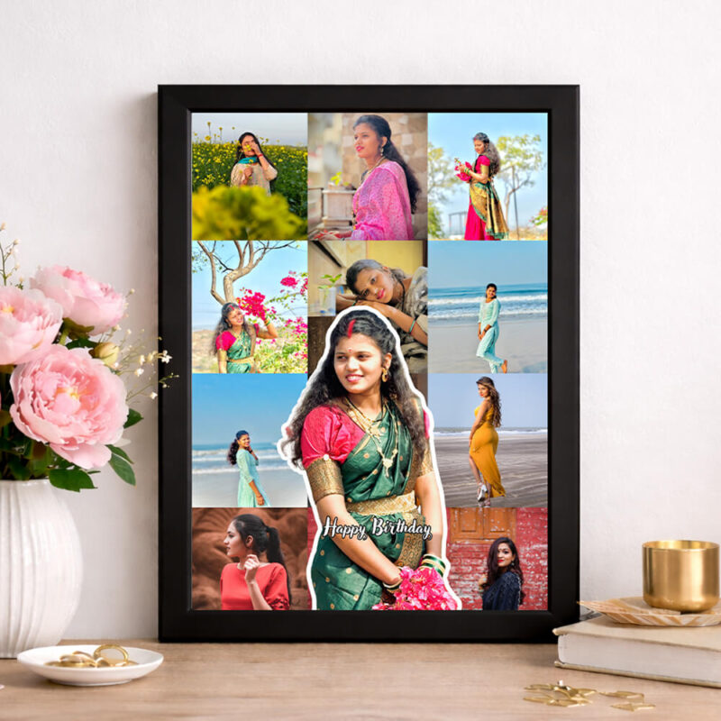 Multi Photo Frame Colourful